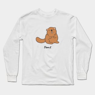 beaver dam it black Long Sleeve T-Shirt